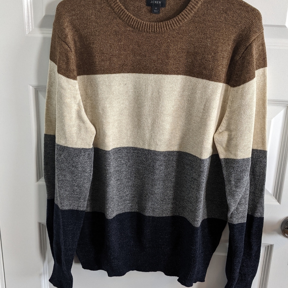 J Crew color block sweater